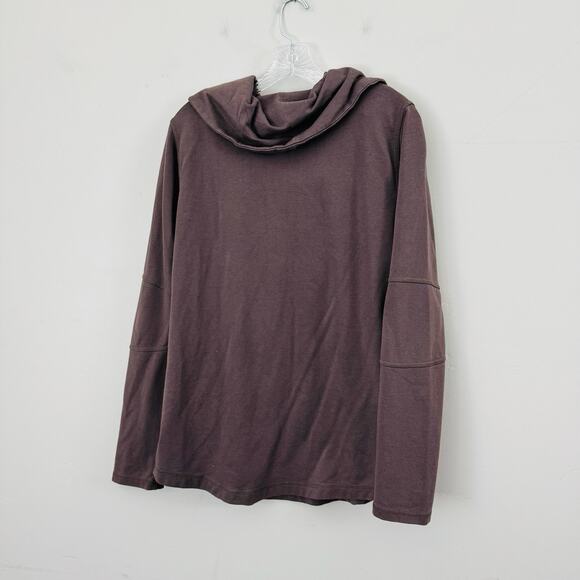 Ann Taylor Loft Dusty Purple Cowl Neck Sweater Women’s Size L - Picture 6 of 7